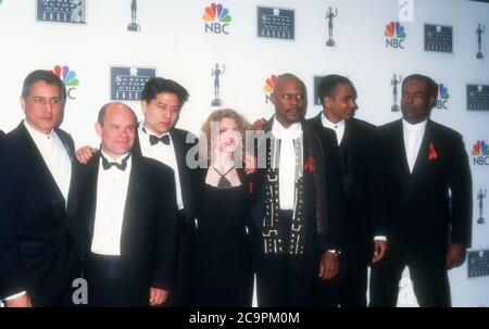 Santa Monica, California, USA 24th February 1996 Winners in the press room at the Second Annual Screen Actors Guild Awards on February 24, 1996 at Santa Monica Civic Auditorium in Santa Monica, California, USA. Photo by Barry King/Alamy Stock Photo Stock Photo