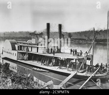 USA Transport Chickamauga during the American Civil War Stock Photo