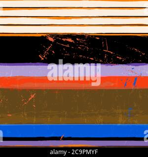 abstract background with stripe pattern, strokes and splashes Stock Vector