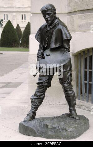 Auguste Rodin (1840-1917). Escultor francés. Jules Bastien-Lepage,1889. Jardín de Esculturas. Museo Rodin. París. Francia. Stock Photo