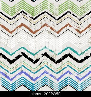 abstract background pattern, with strokes and splashes, zigzag pattern Stock Vector