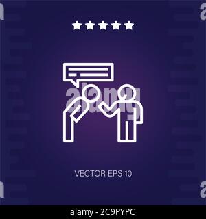 apology vector icon Stock Vector