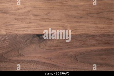 Texture of sanded raw black walnut wood without finish Stock Photo