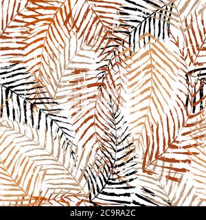 seamless background pattern, with brush strokes and splashes Stock Vector