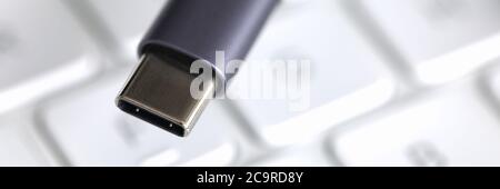 Cable for different gadgets Stock Photo