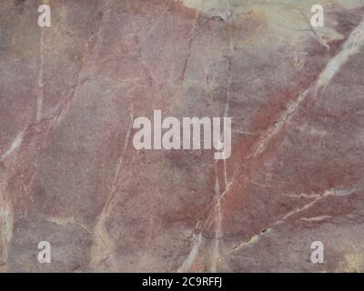 Pink polished Quartzite (quartz sandstone) with white veins stone marble natural abstract background Stock Photo