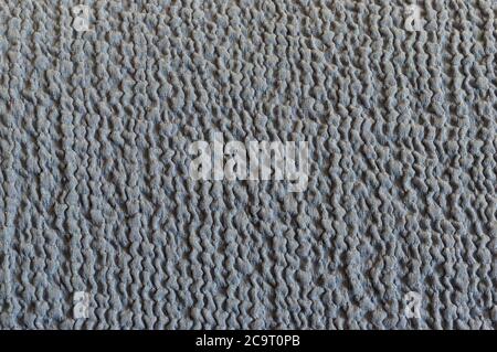 stretch cotton fabric, hemp, abstract ribbed texture Stock Photo