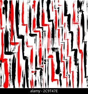 abstract background, with strokes and splashes, zigzag pattern Stock Vector
