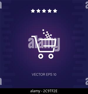 cartgraphic vector icon Stock Vector