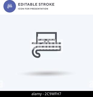 Vaudeville icon vector, filled flat sign, solid pictogram isolated on white, logo illustration. Vaudeville icon for presentation. Stock Vector