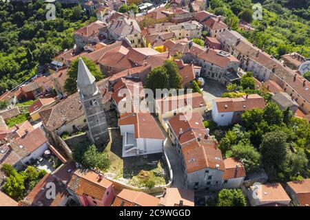 Plomin aerial Stock Photo