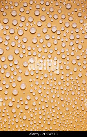 Water drops  as texture background. Rain droplets on a window glass. Stock Photo
