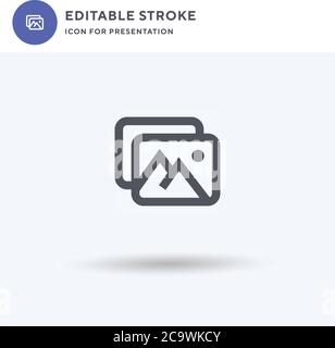 Copy icon vector, filled flat sign, solid pictogram isolated on white, logo illustration. Copy icon for presentation. Stock Vector
