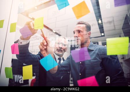 Business people work together. concept of teamwork, partnership and success Stock Photo