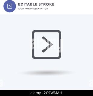 More Than icon vector, filled flat sign, solid pictogram isolated on white, logo illustration. More Than icon for presentation. Stock Vector