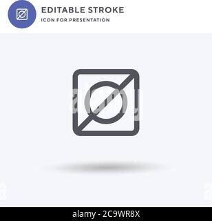 Invert icon vector, filled flat sign, solid pictogram isolated on white, logo illustration. Invert icon for presentation. Stock Vector