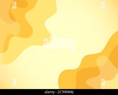 Wavy geometric background. Trendy gradient shapes composition. Stock Vector