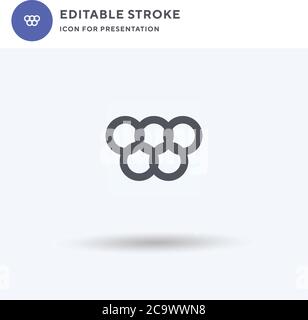 Colorful Logo Olympic Games with Olympic rings and White Background ...