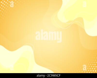 Wavy geometric background. Trendy gradient shapes composition. Stock Vector