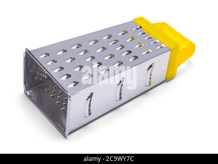 Metal Grater Isolated on a White Background. Stock Photo