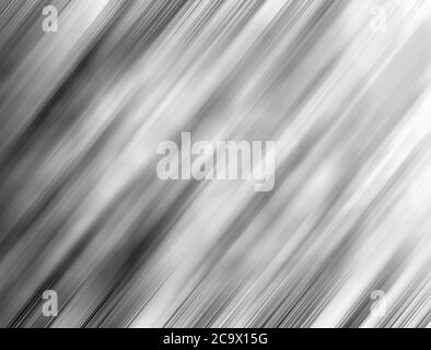 Abstract background graphic in monochromatic gray streaks, space for copy, text, concept for speed, motion, movement, winter season, snowstorm Stock Photo