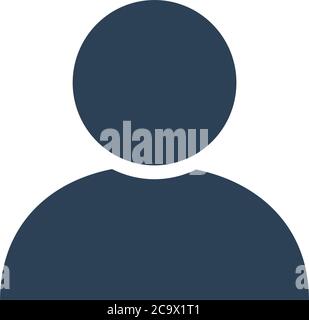 User profile line icon. Web avatar, employee symbol Stock Vector