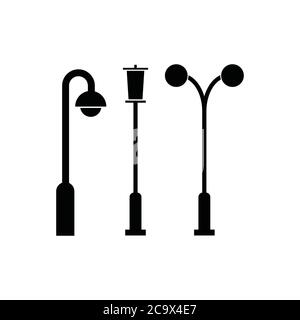 street lamp icon vector Stock Vector