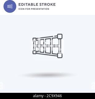 Hallucinogen icon vector, filled flat sign, solid pictogram isolated on white, logo illustration. Hallucinogen icon for presentation. Stock Vector