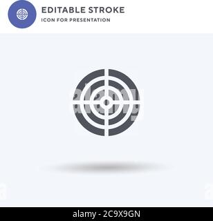 Diana icon vector, filled flat sign, solid pictogram isolated on white, logo illustration. Diana icon for presentation. Stock Vector