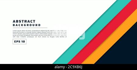 Overlap layer colorful design modern style with space for content. vector illustration. Stock Vector