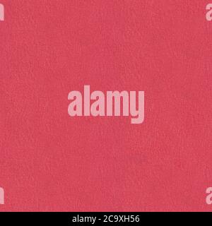 Pink leather for background usage. Seamless square texture, tile ready. Stock Photo