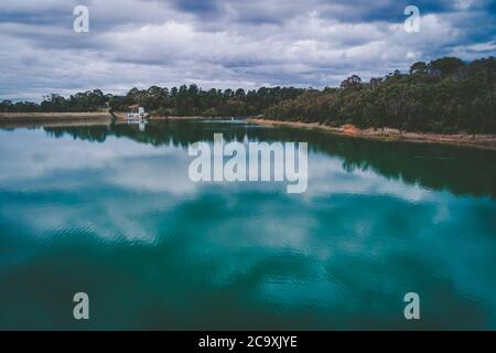 Water reservoir in Melbourne, Australia Stock Photo