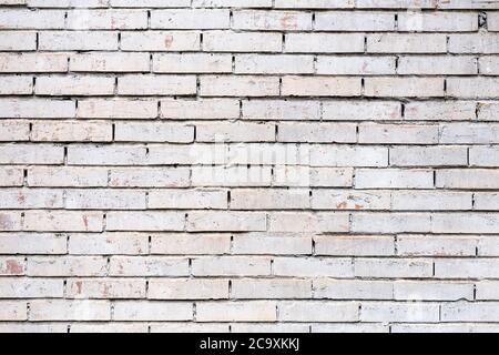 wall brick white for texture or background Stock Photo