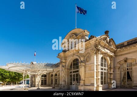 Vichy city. , Convention center (Palais of Congrés(, Allier departement, Auvergne, France Stock Photo