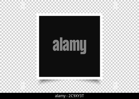 Vector Photo frame mockup design icon Stock Vector