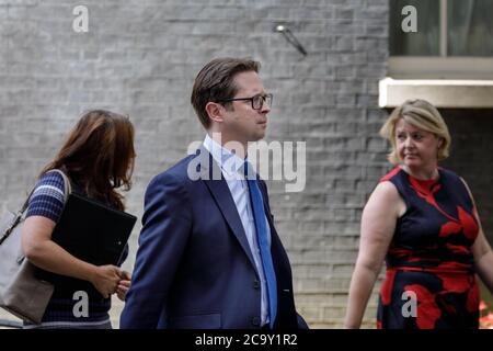 Alex Burghart, MP, British Conservative Party Politician and Member of Parliament, Downing Street, London, England Stock Photo