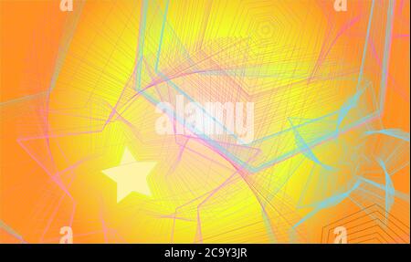 abstract background of shimmering colored shapes of a trend color on a background. Vector background Stock Vector