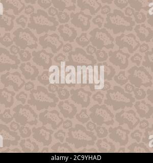 Abstract animal fur brush stroke seamless pattern for background, fabric, textile, wrap, surface, web and print design. Pale beige color decorative ha Stock Vector