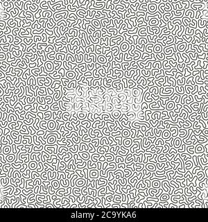Faux ABC doodles, abstract seamless vector pattern. Made up symbols imitating alphabet letters. Monochrome abstract spots pattern. Stock Vector