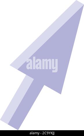 Inclusive education pc cursor icon, isometric style Stock Vector