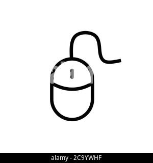 computer mouse icon vector Stock Vector
