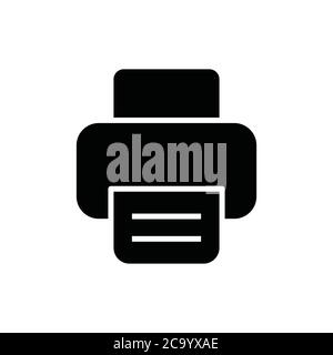 printer icon vector sign Stock Vector