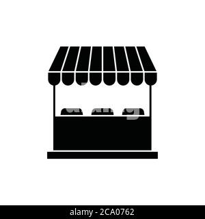 shop store icon vector Stock Vector