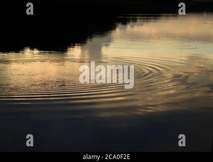 rippling water that looks like a painting Stock Photo