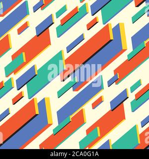 seamless hot flame wave pattern. vector illustration Stock Vector