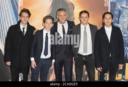 Gary Lineker attends the UK premiere of Anchorman 2: The Legend Continues at Vue West End in London. 11th December 2013  © Paul Treadway Stock Photo