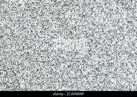 Gray melange texture. Knitted fabric Stock Photo