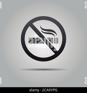 No Smoking Icon, Logo and Symbol Vector Design Stock Vector