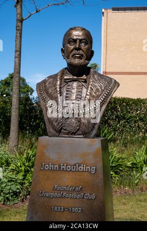 Statue Of John Houlding, Founder Of Liverpool Football Club, In The ...