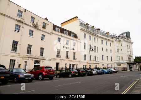 White Lion and Avon Gorge Hotel, Sion Hill, Clfton. Bristol, England. July 2020 Stock Photo